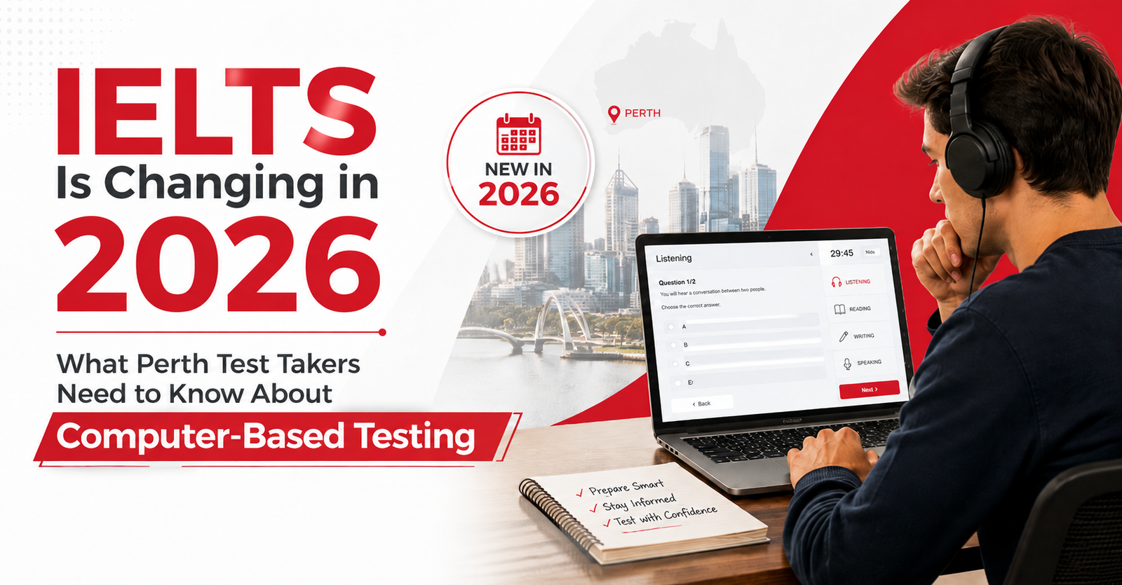 IELTS Is Changing in 2026: What Perth Test Takers Need to Know About Computer-Based Testing
